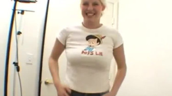 Hot yellow-haired GF Fucking Porn film
