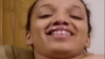 Stunning black Amateur butt
